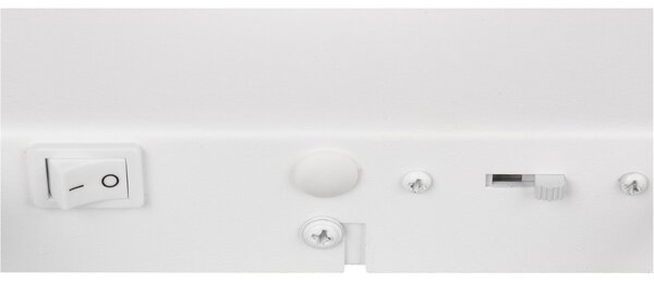Trio Lighting LED φωτιστικό τοίχου Arola, λευκό ματ, πλάτος 17 cm, μέταλλο, ρυθμιζόμενος, Λευκό, Σαλόνι / τραπεζαρία, Μέταλλο, σύγχρονο
