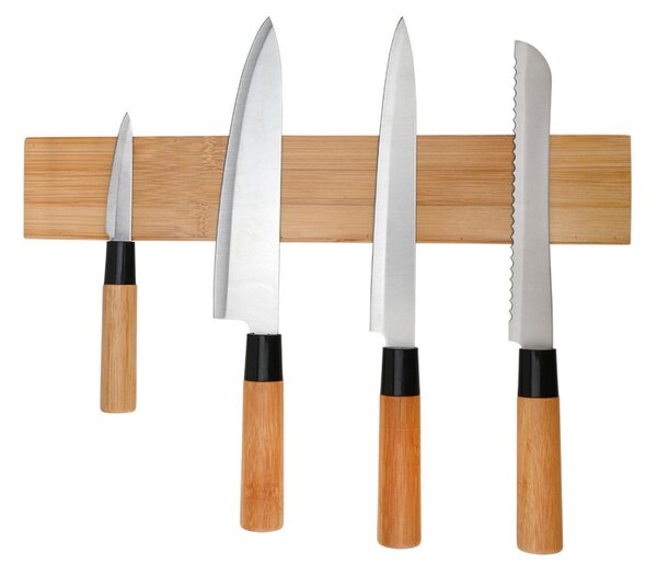 Μαγνητική Βάση Μαχαιριών Τοίχου 40εκ. Estia Bamboo 01-29791