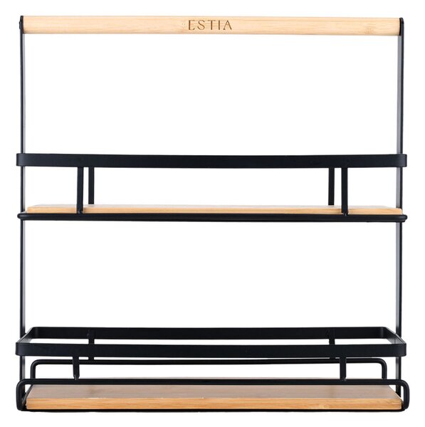 Ραφιέρα Οργάνωσης Κουζίνας (25.5x18x30.5) Estia Bamboo Essentials 01-30759