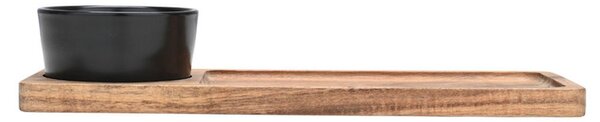 Πλατώ Σερβιρίσματος Με Μπολ (30x11x4.8) Estia Allure 01-30902
