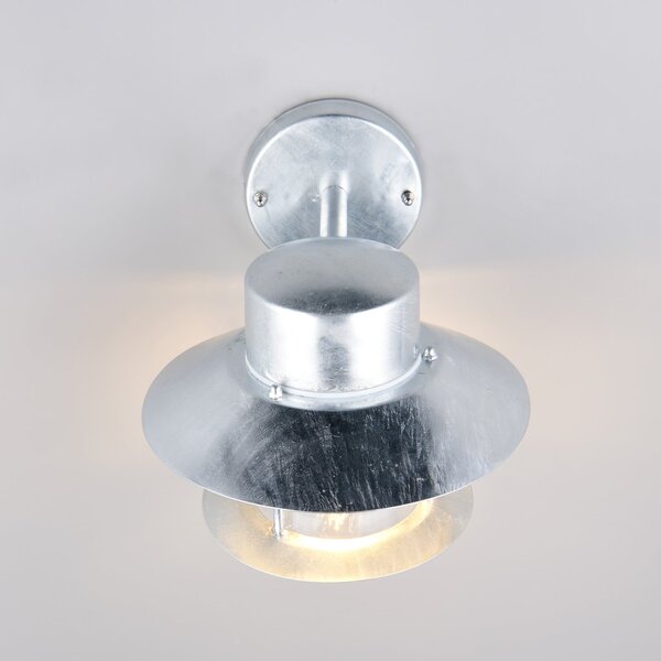 Trio Lighting Εξωτερικός φωτιστικός Ruvuuma χρώματος ψευδαργύρου Ø 22 cm κατευθυνόμενος προς, ρυθμιζόμενος, Μεταλλικό, Μέταλλο