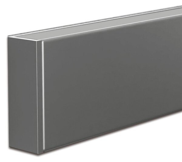 Hera LED-Wandleuchte INTERO-LINE, ανοξείδωτο ατσάλι, 60 cm, 24 V, CCT, ρυθμιζόμενος, Μεταλλικό, Σαλόνι / τραπεζαρία, Αλουμίνιο, σύγχρονο, Πρίζα τοίχου πάνω/κάτω
