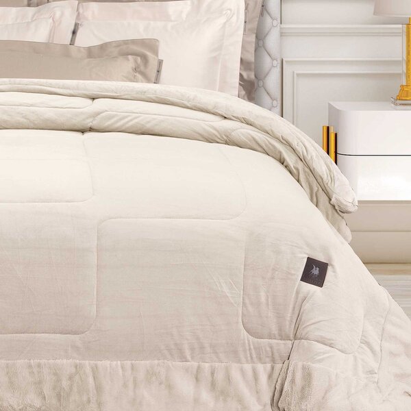 Κουβερτοπάπλωμα King Size (240x250) Greenwich Polo Club Essential 3965 Ivory