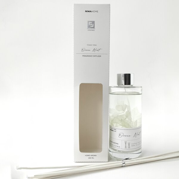 Αρωματικό Χώρου 180ml Με Στικς Nima Aroma Ocean Mist