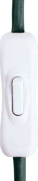 Globen Lighting Επιτραπέζια λάμπα Castello, πράσινο/μπεζ, ύψος 28 cm, Μπεζ, Σαλόνι / τραπεζαρία, Ύφασμα / Κλωστοϋφαντουργία, σχεδιασμός