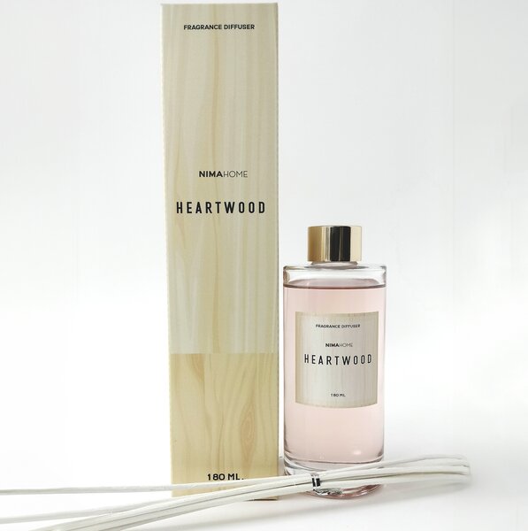 Αρωματικό Χώρου 180ml Με Στικς Nima Aroma Heartwood