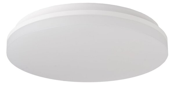 The Light Group SLC LED φωτιστικό οροφής OMEGA, λευκό, Ø 40 cm, Phase-Cut, IP54, ρυθμιζόμενος, Λευκό, Σαλόνι / τραπεζαρία, Πλαστικό