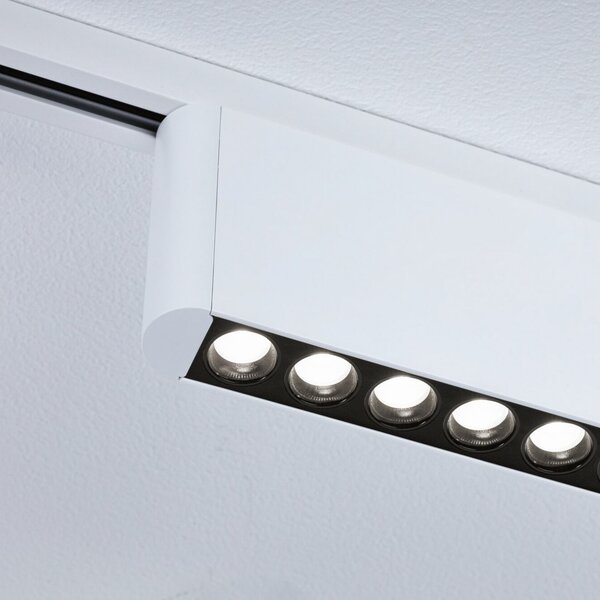 Paulmann URail LED λωρίδα Zelos, 4000K, λευκό σήμα, ρυθμιζόμενη ένταση φωτισμού, ρυθμιζόμενος, Λευκό, Σαλόνι / τραπεζαρία, Αλουμίνιο, σύγχρονο