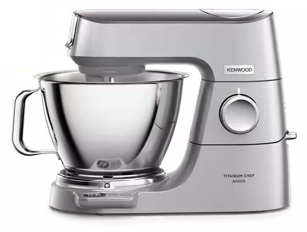 Κουζινομηχανή Kenwood Titanium Chef Baker KVC85.004SI με ισχύ 1200W, μεταβλητή ταχύτητα και χωρητικότητα 5L