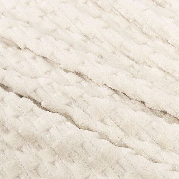 Διακοσμητικό Ριχτάρι Fleece/Κουβέρτα Καναπέ (130x170) Nima Savara L.Beige