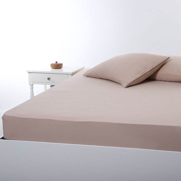 Σεντόνι Μονό Με Λάστιχο (100x200+35) Silk Fashion Jersey D.Beige