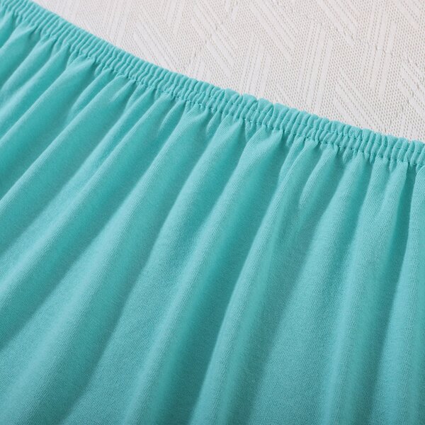 Σεντόνι Μονό Με Λάστιχο (100x200+35) Silk Fashion Jersey Sea Green