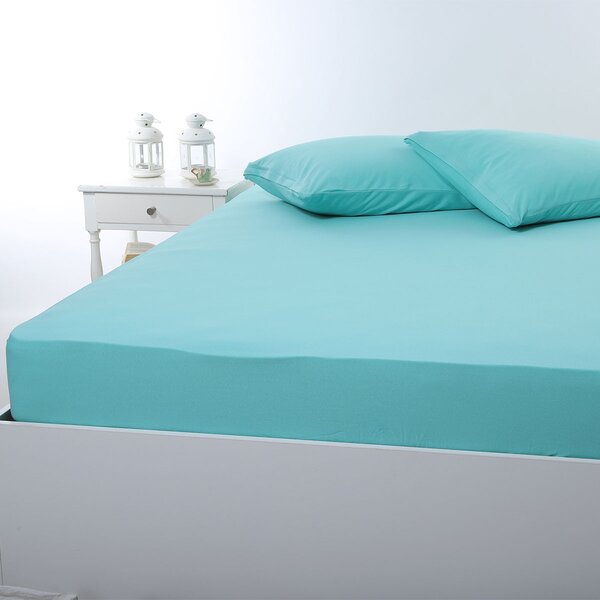 Σεντόνι Μονό Με Λάστιχο (100x200+35) Silk Fashion Jersey Sea Green