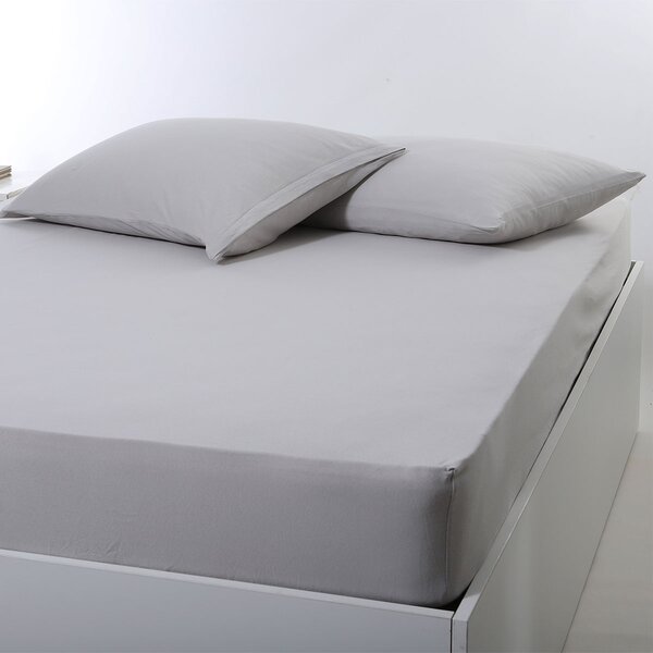 Σεντόνι Υπέρδιπλο Με Λάστιχο (160x200+35) Silk Fashion Jersey L.Grey