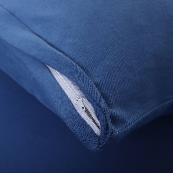 Ζεύγος Μαξιλαροθήκες (50x70) Silk Fashion Jersey Jean