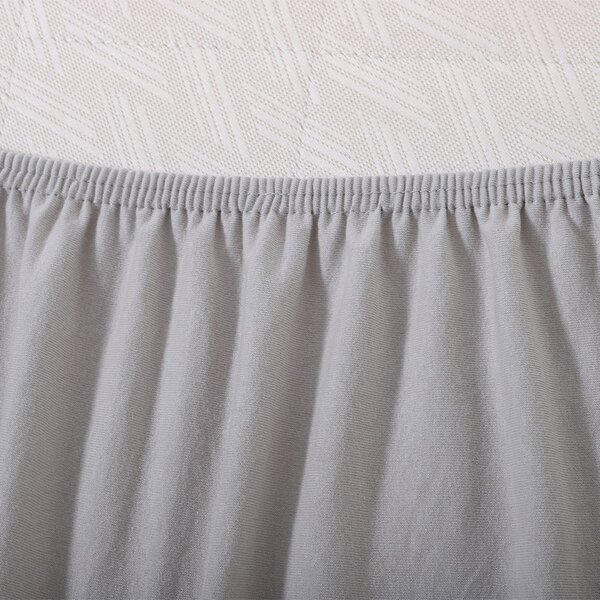 Σεντόνι Υπέρδιπλο Με Λάστιχο (160x200+35) Silk Fashion Jersey L.Grey