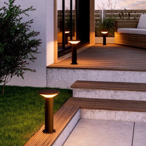 EGLO Λάμπα LED με βάση Rigosa, μαύρη, ύψος 35 cm, μέταλλο, Μαύρο, Μέταλλο, σύγχρονο