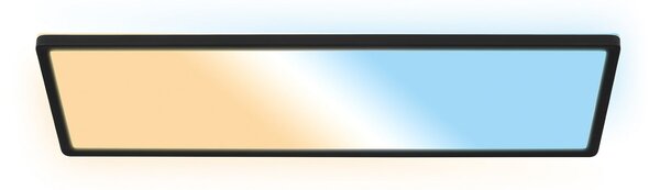 B.K. Licht LED Panel Shallow Remote CCT, 58 x 20 cm, μαύρο, οπίσθιος φωτισμός, ρυθμιζόμενος, Μαύρο, Μελέτη / Γραφείο, Πλαστικό