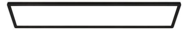 B.K. Licht LED Panel Shallow on/off, 98 x 20 cm, μαύρο, 840 Backlight, Μαύρο, Μελέτη / Γραφείο, Πλαστικό