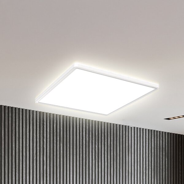 B.K. Licht LED Panel Eki, 42 x cm, λευκό, Step-dim, οπίσθιος φωτισμός, 4.000K, ρυθμιζόμενος, Λευκό, Μελέτη / Γραφείο, Πλαστικό