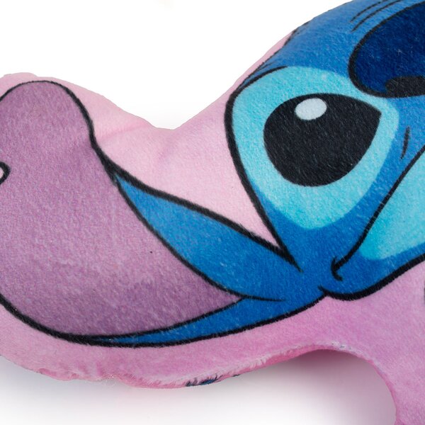 Διακοσμητικό Μαξιλάρι Βελουτέ 2 Όψεων Dimcol Stitch 689 Pink 20cm