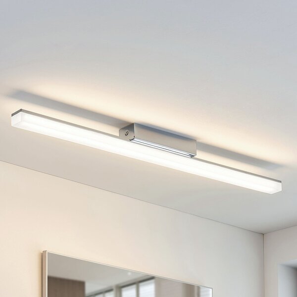 Lindby LED φωτιστικό οροφής μπάνιου Levke, 75 cm, dimmable, IP44, ρυθμιζόμενος, Μεταλλικό, Μπάνιο, Πλαστικό, σύγχρονο