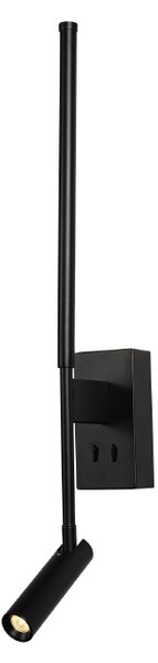Απλίκα Τοίχου LED Aca Concerto HM616LEDWBK Black