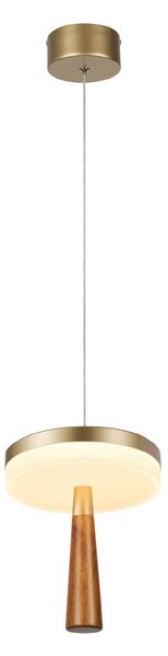 Φωτιστικό Οροφής Μονόφωτο LED 3 CCT Aca Asian CNP11WGCCT Gold
