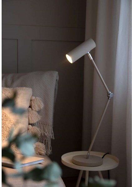 Globen Lighting Επιτραπέζια λάμπα Hubble READ, μπεζ, ύψος 45, Μπεζ, Σαλόνι / τραπεζαρία, Μέταλλο, σχεδιασμός, Τραπέζι Γραφείο