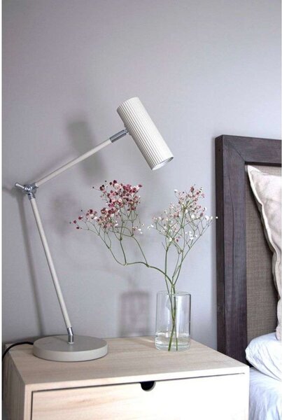 Globen Lighting Επιτραπέζια λάμπα Hubble READ, μπεζ, ύψος 45, Μπεζ, Σαλόνι / τραπεζαρία, Μέταλλο, σχεδιασμός, Τραπέζι Γραφείο