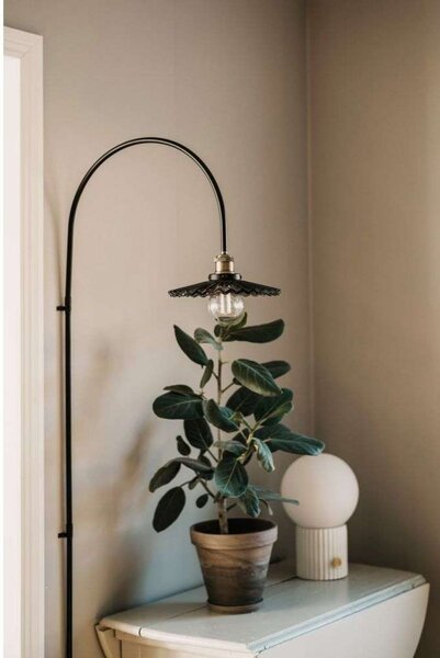 Globen Lighting Φωτιστικό τοίχου COBBLER, γκρι, ύψος 150 cm, Γκρι, Σαλόνι / τραπεζαρία, Μέταλλο, Vintage, Πρίζα τοίχου κάτω