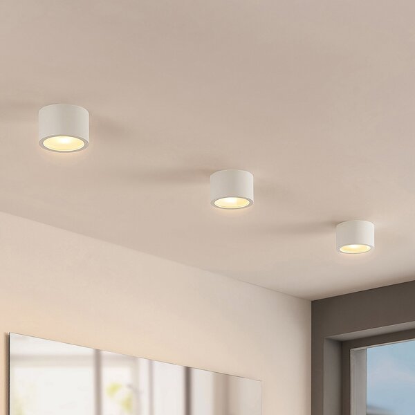 Arcchio Downlight Nieva, G9, λευκό, στρογγυλό, Ø 10cm, μεταλλικό, ρυθμιζόμενος, Λευκό, Διάδρομος, Αλουμίνιο, σύγχρονο
