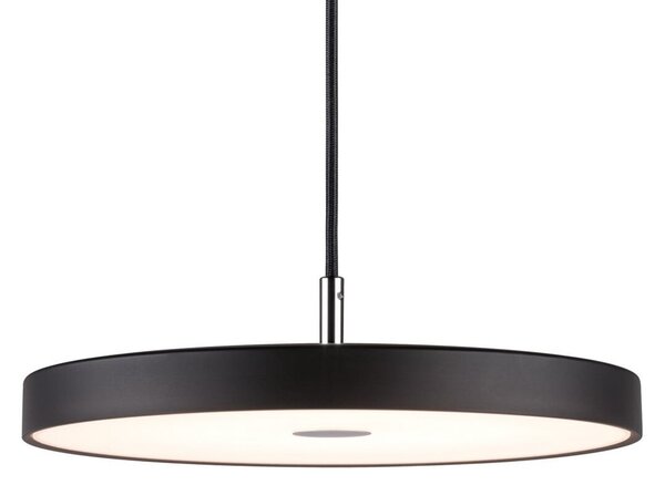 Paulmann LED κρεμαστή λάμπα Hildor, μαύρη Ø 31 cm 3-step-dim, ρυθμιζόμενος, Μαύρο, Σαλόνι / τραπεζαρία, Μέταλλο, σύγχρονο