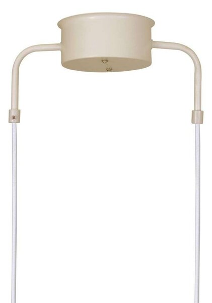 Globen Lighting Κρεμαστό φωτιστικό CURVE 5, μπεζ, 5 φτερά, 165 cm, ρυθμιζόμενος, Μπεζ, Σαλόνι / τραπεζαρία, Μέταλλο, Vintage