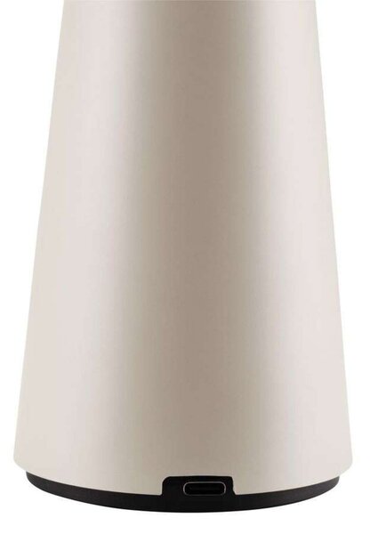 Globen Lighting Φωτιστικό τραπεζιού με μπαταρία Cannes, μπεζ, 26 cm IP44, ρυθμιζόμενος, Μπεζ, Σαλόνι / τραπεζαρία, Πλαστικό, Σκανδιναβικό