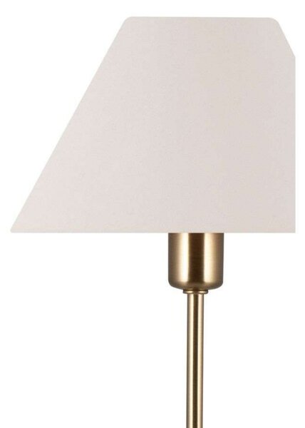 Globen Lighting Επιτραπέζια λάμπα IRIS, κρεμ, ύψος 51 cm, Μπεζ, Σαλόνι / τραπεζαρία, Γυαλί, Vintage