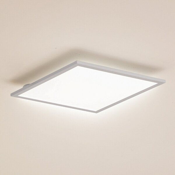 Lindby LED πάνελ Enhife, λευκό, 40 x cm, μεταλλικό, 4.000 K, Λευκό, Μελέτη / Γραφείο, Αλουμίνιο, σύγχρονο
