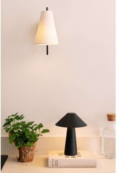 Globen Lighting Φωτιστικό τραπεζιού με μπαταρία Cannes, μαύρο 26 cm IP44, ρυθμιζόμενος, Μαύρο, Σαλόνι / τραπεζαρία, Πλαστικό, Σκανδιναβικό