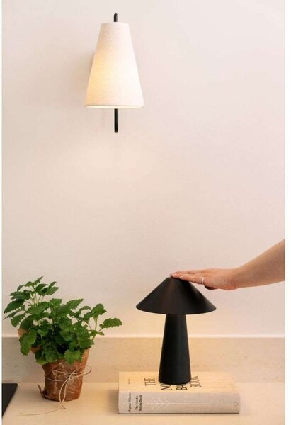 Globen Lighting Φωτιστικό τραπεζιού με μπαταρία Cannes, μαύρο 26 cm IP44, ρυθμιζόμενος, Μαύρο, Σαλόνι / τραπεζαρία, Πλαστικό, Σκανδιναβικό