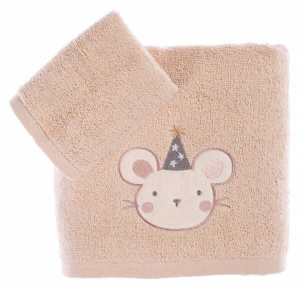 Παιδικές Πετσέτες (Σετ 2τμχ) Nef-Nef Homeware Baby Special Party Pink 420gsm