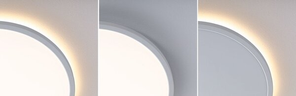 Paulmann LED οροφής Atria Shine, λευκό, Ø 29 cm 3.000 K, Λευκό, Σαλόνι / τραπεζαρία, Πλαστικό, σύγχρονο