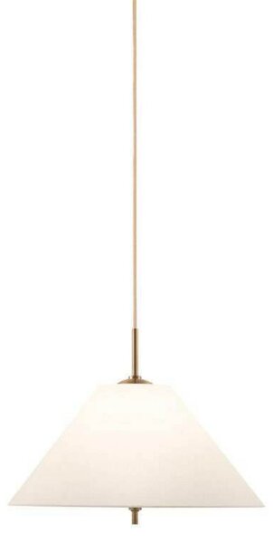 Globen Lighting Κρεμαστό φωτιστικό IRIS, κρεμ, Ø 25 cm, ρυθμιζόμενος, Μπεζ, Σαλόνι / τραπεζαρία, Ύφασμα / Κλωστοϋφαντουργία, Vintage
