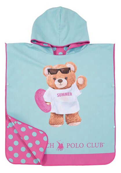 Παιδικό Πόντσο Microfiber (50x115) 2 Όψεων Greenwich Polo Club Junior 5223