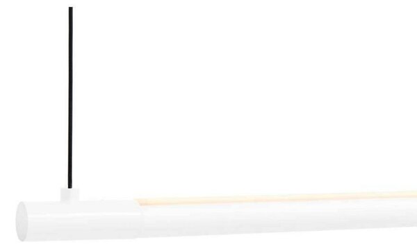 LOOM DESIGN LED κρεμαστό φωτιστικό Straw 150, λευκό, αλουμίνιο, ρυθμιζόμενος, Λευκό, Σαλόνι / τραπεζαρία, Αλουμίνιο, σύγχρονο