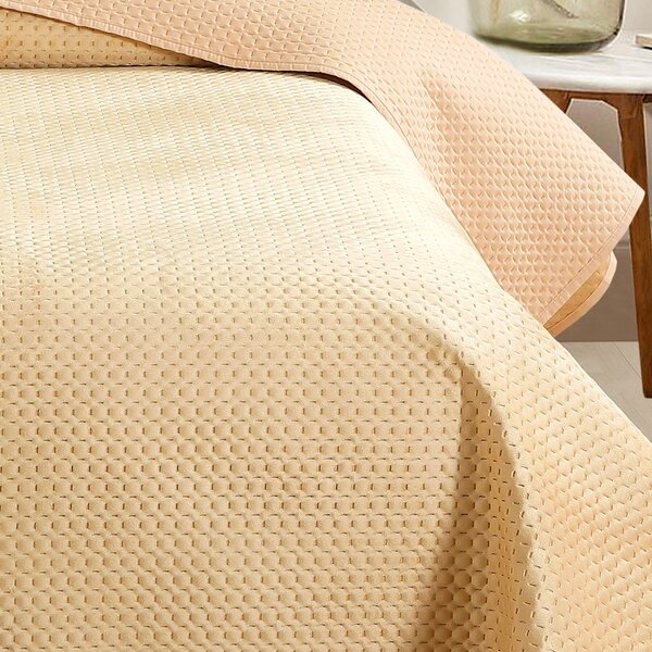 Κουβερλί Υπέρδιπλο (220x240) 2 Όψεων Melinen Omnia Beige