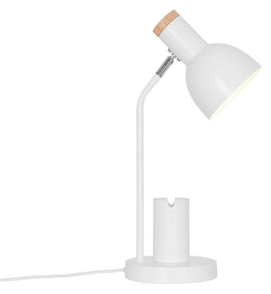 Nordlux Επιτραπέζιο φωτιστικό Devone, λευκό, ύψος 43 cm, μέταλλο, Λευκό, Παιδικό δωμάτιο, Μέταλλο, Σκανδιναβικό