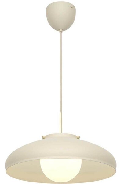DFTP by Nordlux Κρεμαστό φωτιστικό Latif, μπεζ, Ø 40 cm, ορείχαλκος, ρυθμιζόμενος, Μπεζ, Σαλόνι / τραπεζαρία, Ορείχαλκος, Σκανδιναβικό