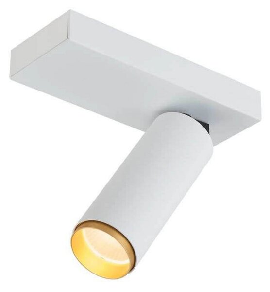 LOOM DESIGN LED-φωτιστικό οροφής X-Beam, 1-φωτιστικό, λευκό, ρυθμιζόμενος, Λευκό, Σαλόνι / τραπεζαρία, Αλουμίνιο, σύγχρονο