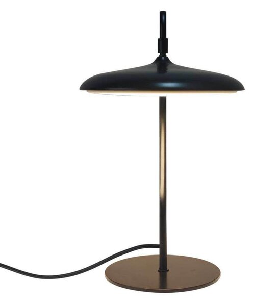 DFTP by Nordlux LED επιτραπέζια λάμπα Artist, μαύρη, ύψος 41 cm, μέταλλο, Μαύρο, Σαλόνι / τραπεζαρία, Μέταλλο, Σκανδιναβικό