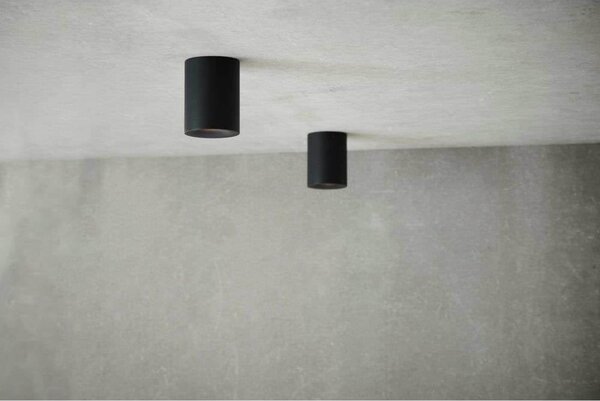 LOOM DESIGN LED φωτιστικό οροφής Nyx, μαύρο, IP54, ρυθμιζόμενος, Μαύρο, Μπάνιο, Αλουμίνιο, σύγχρονο